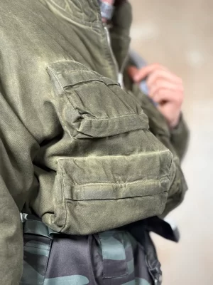 Oversize crop jacket