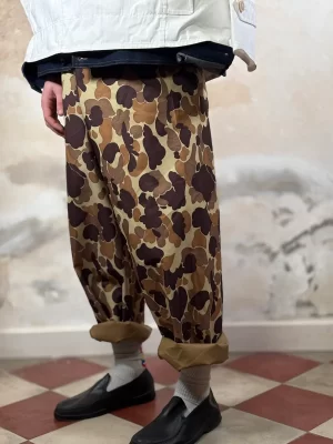 Brown military trousers