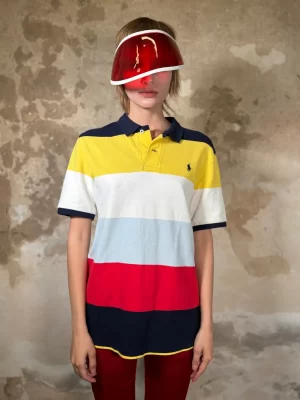 Multicolored polo shirt